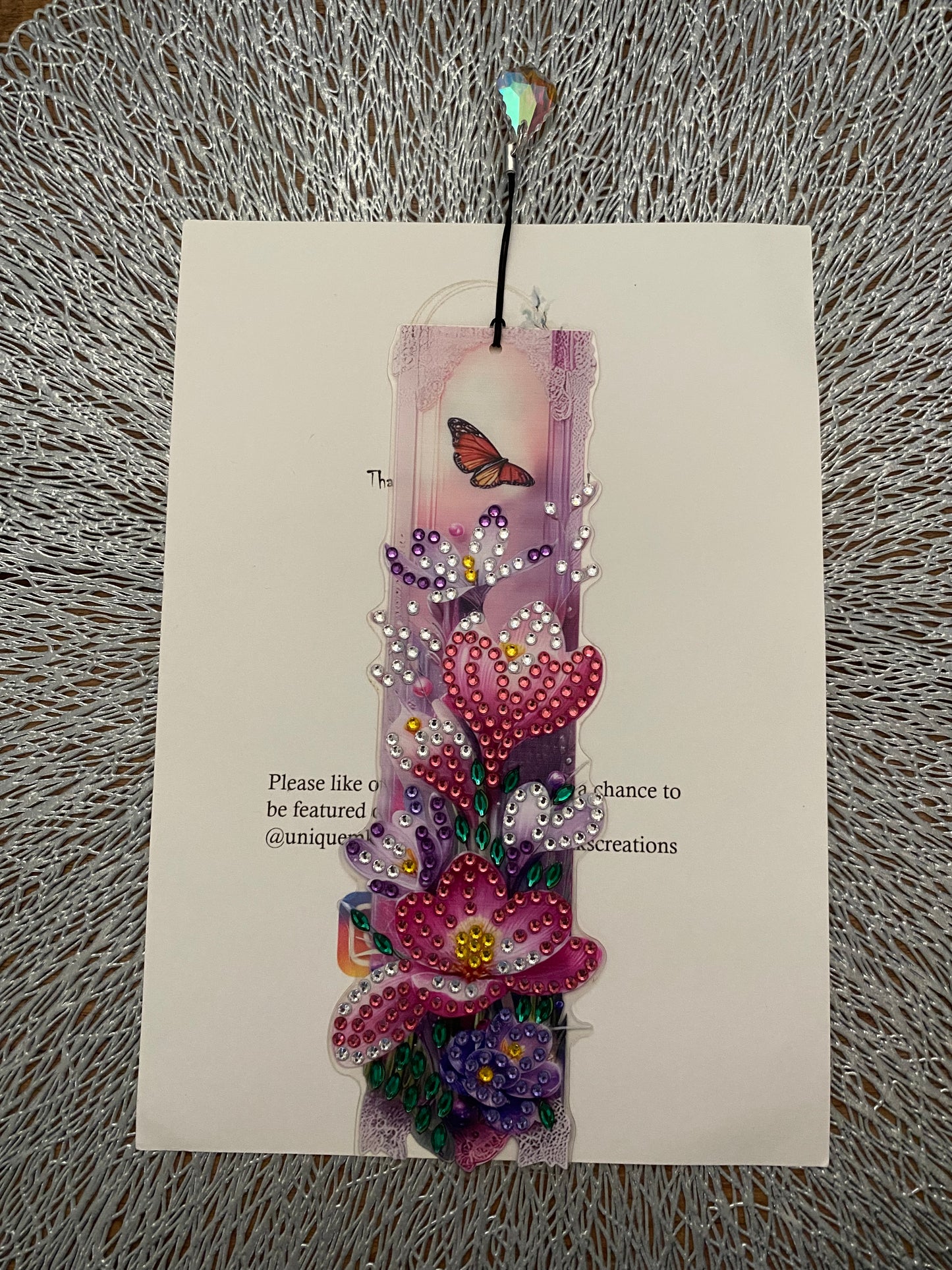 Floral Butterfly Bookmarks