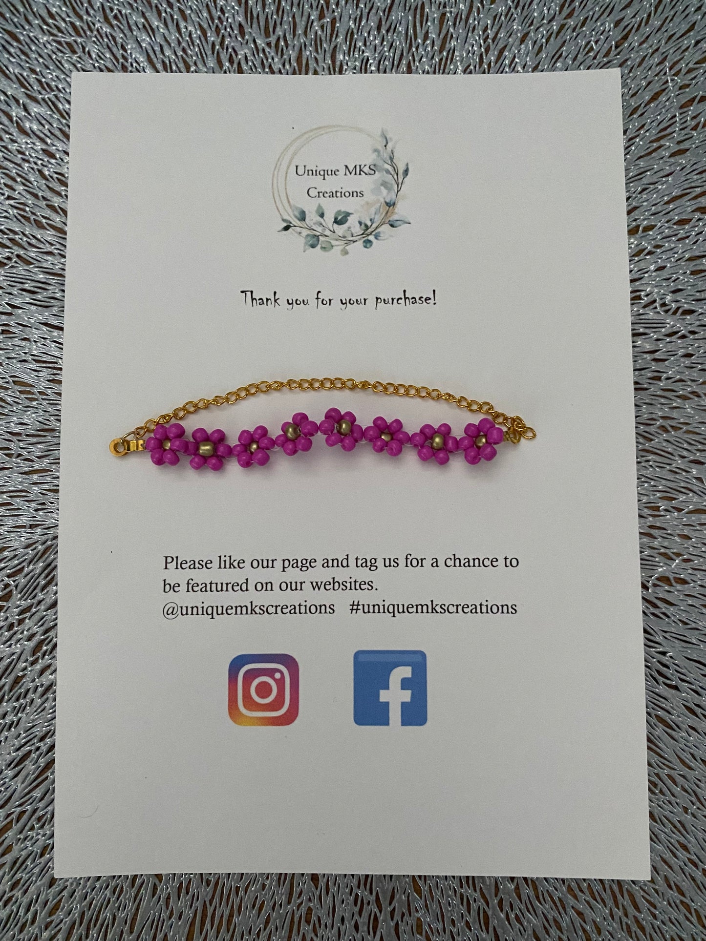 Daisy Bracelet