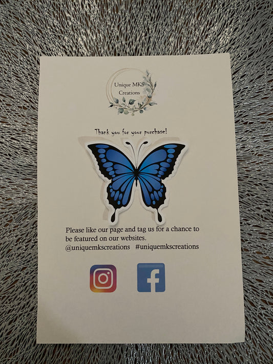 Butterfly Waterproof Sticker