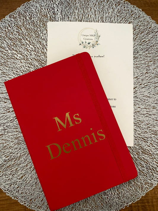 A5 Personalised Notebook