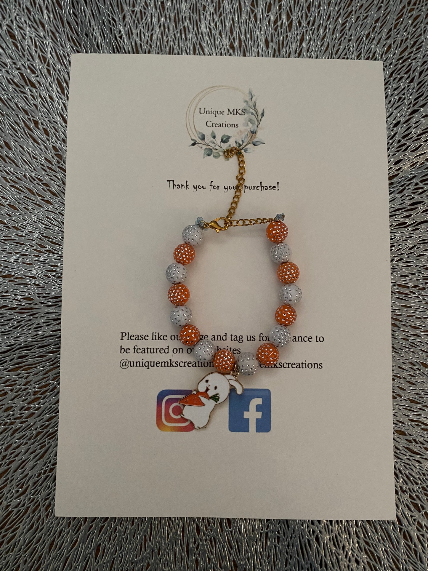 Sparkle Bunny Bracelet
