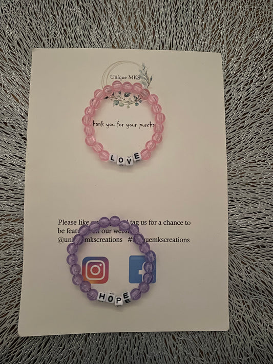 Precious Pearl Word Bracelet