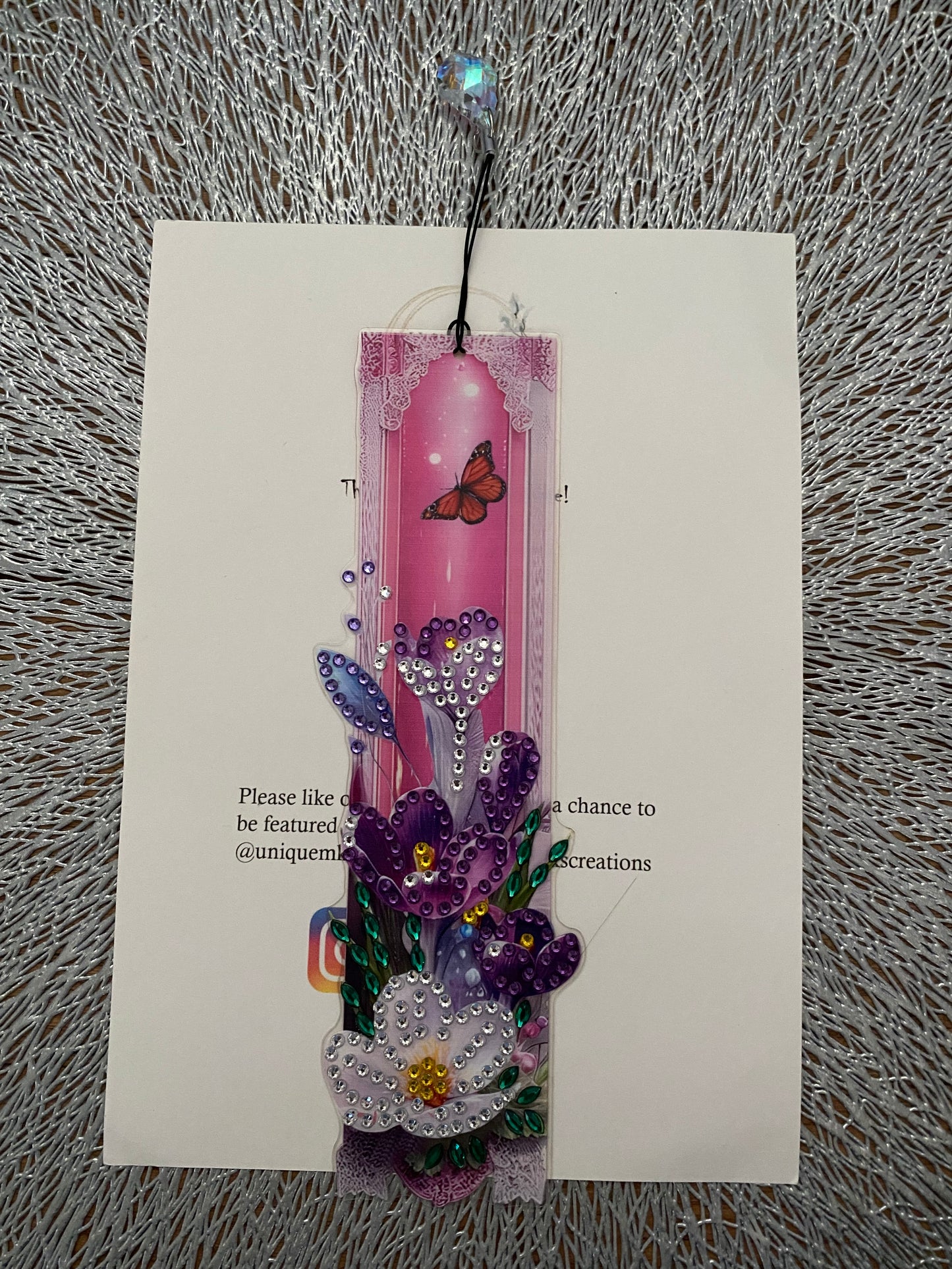 Floral Butterfly Bookmarks