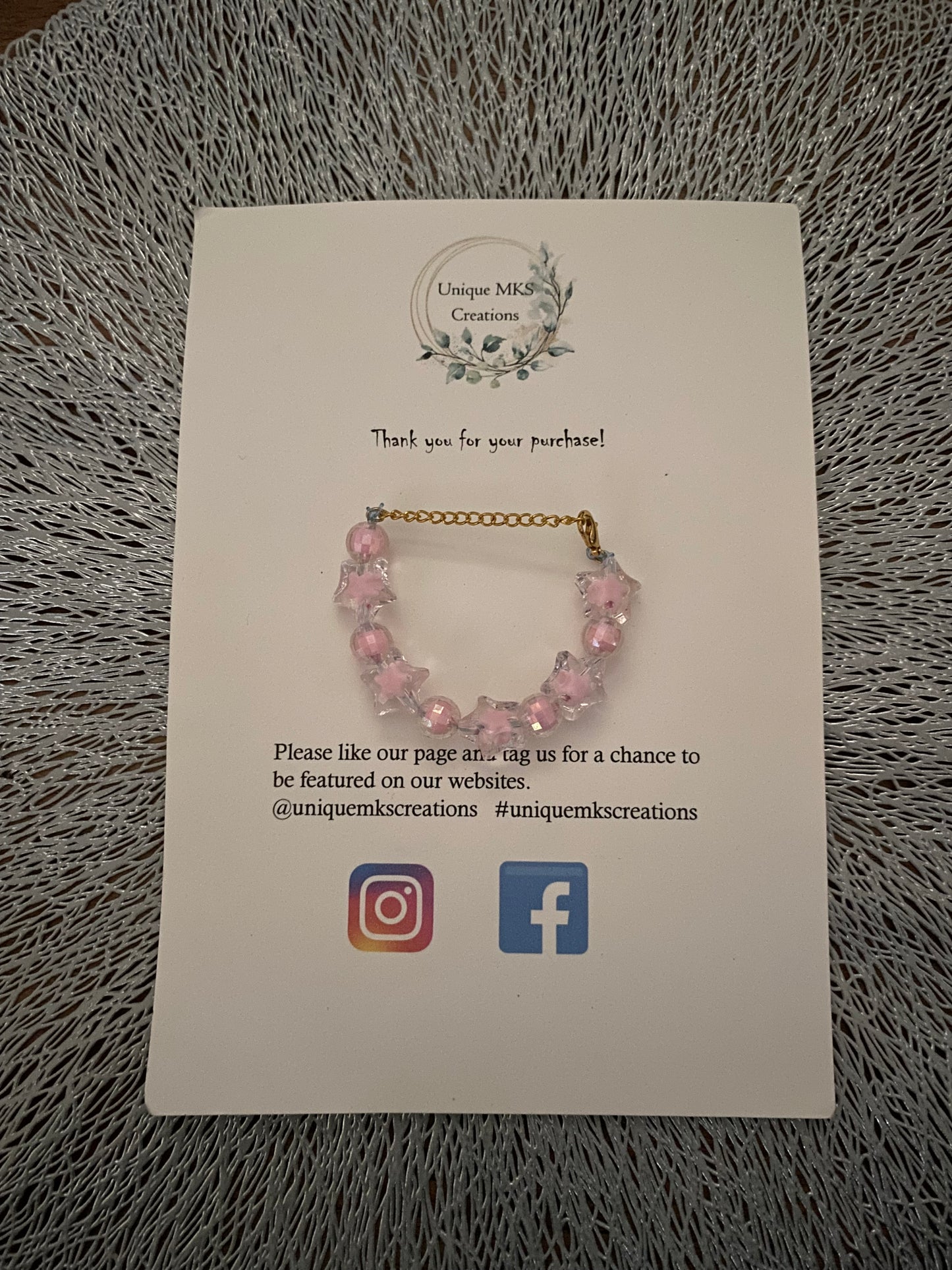 Sparkle Glamour Star Bracelet