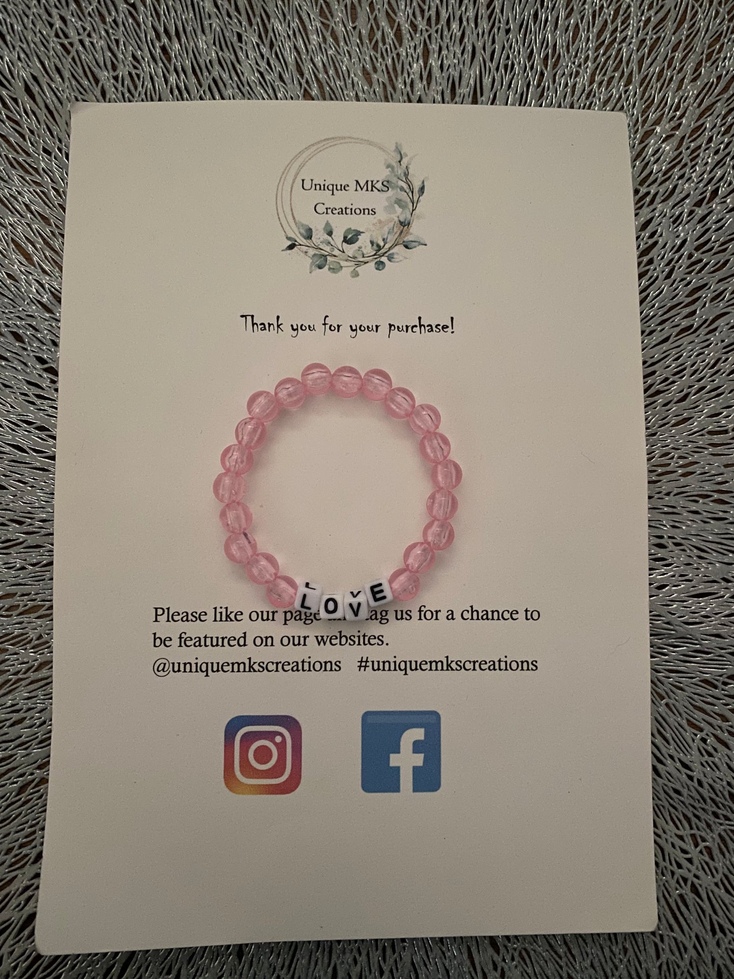 Precious Pearl Word Bracelet
