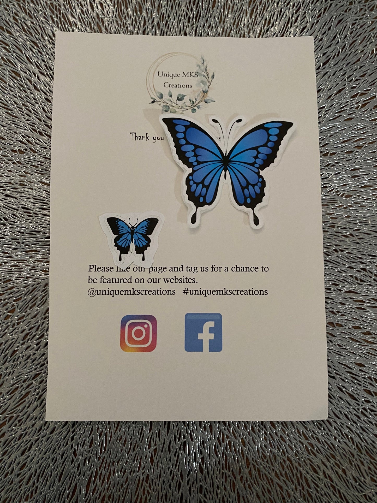 Butterfly Sticker