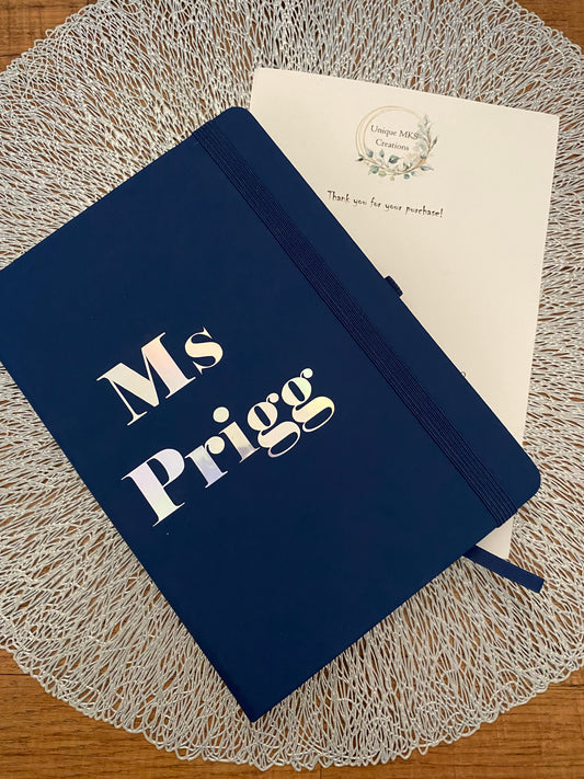 A5 Personalised Notebook