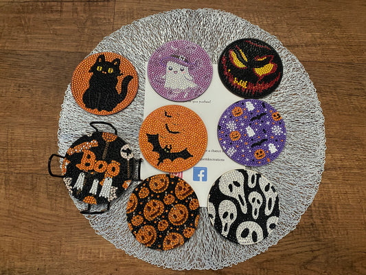 Spooky Halloween Coasters