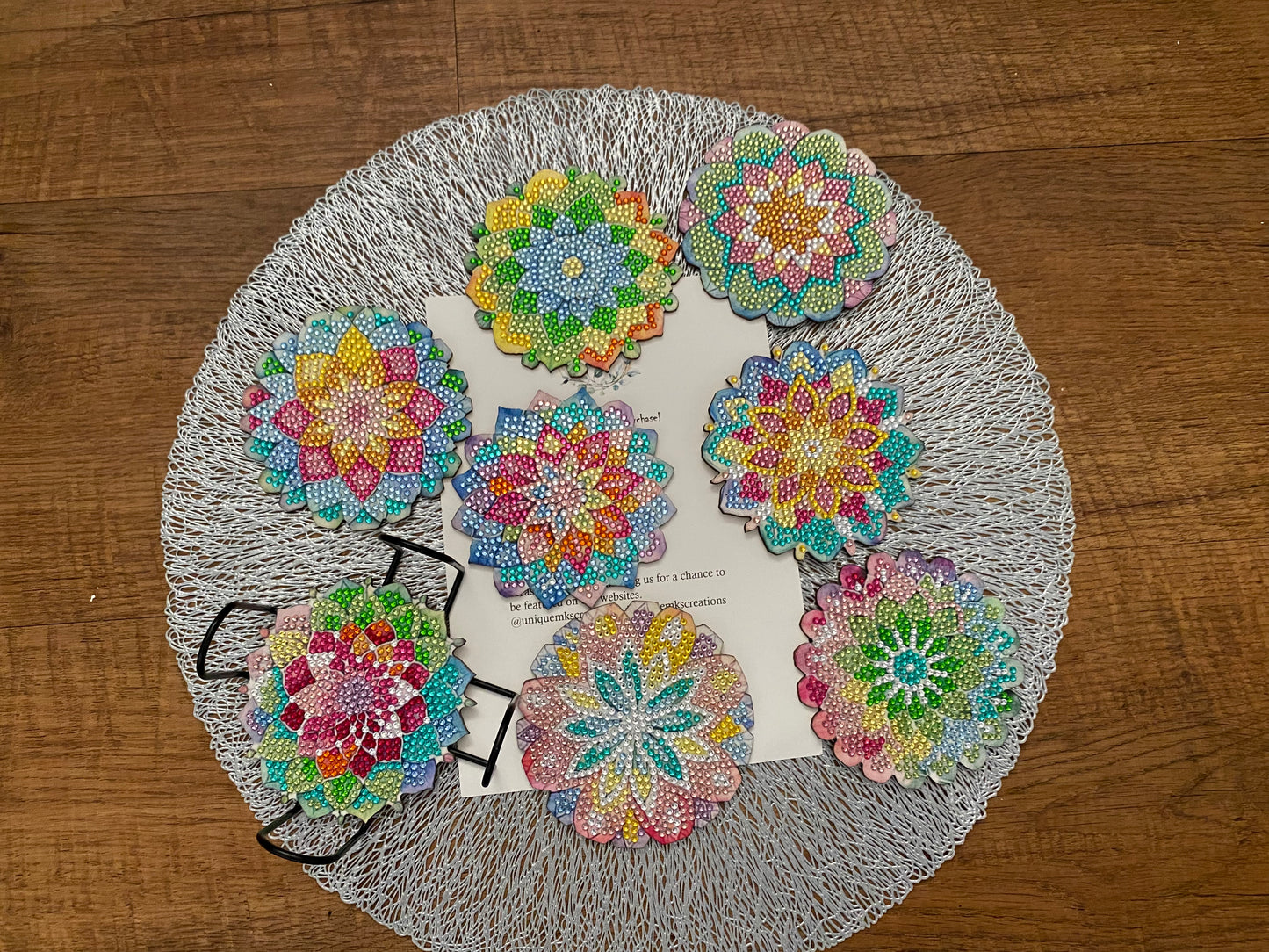 Flower Coasters
