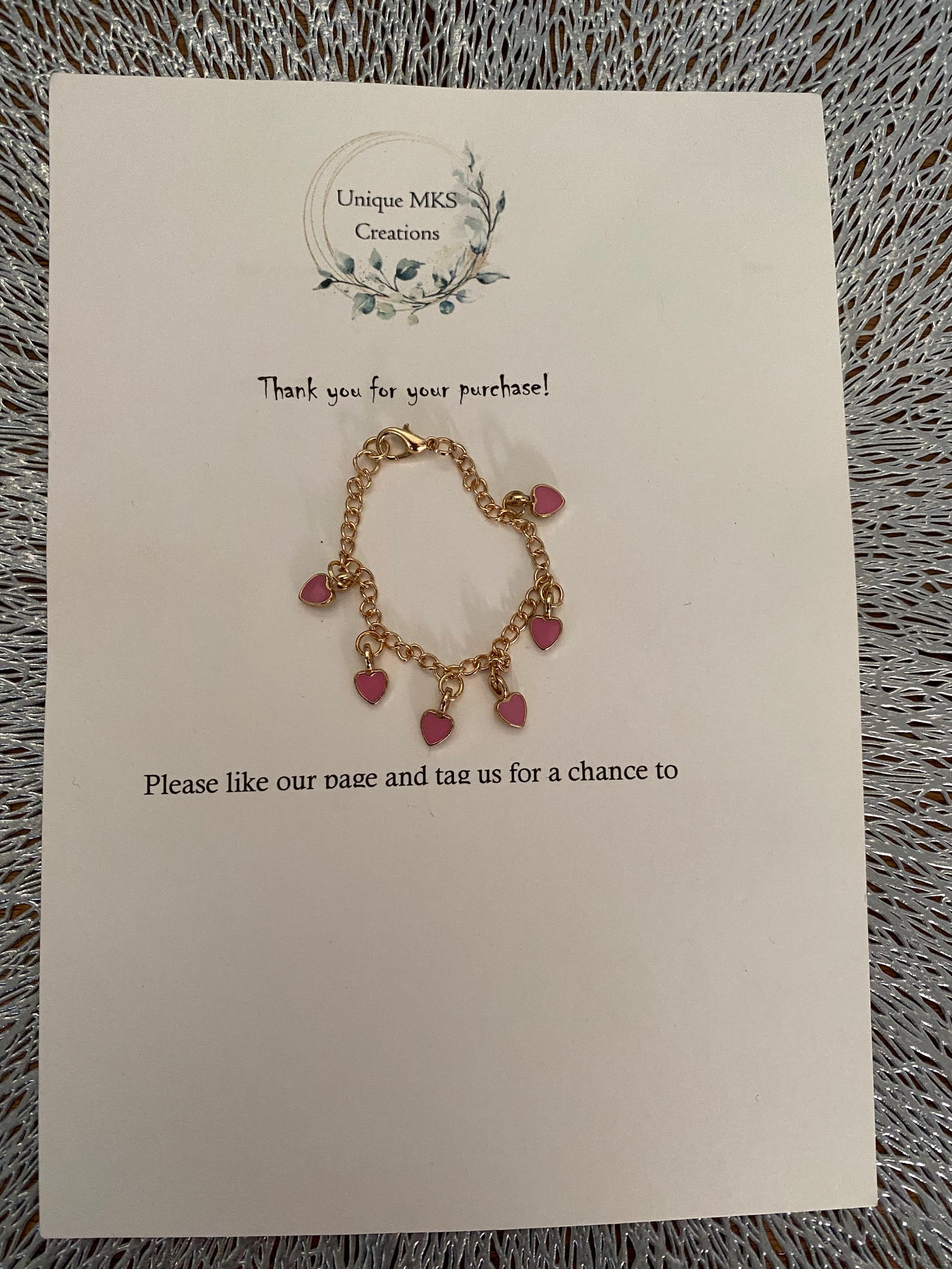 Hearts Charm Bracelet - Limited Edition