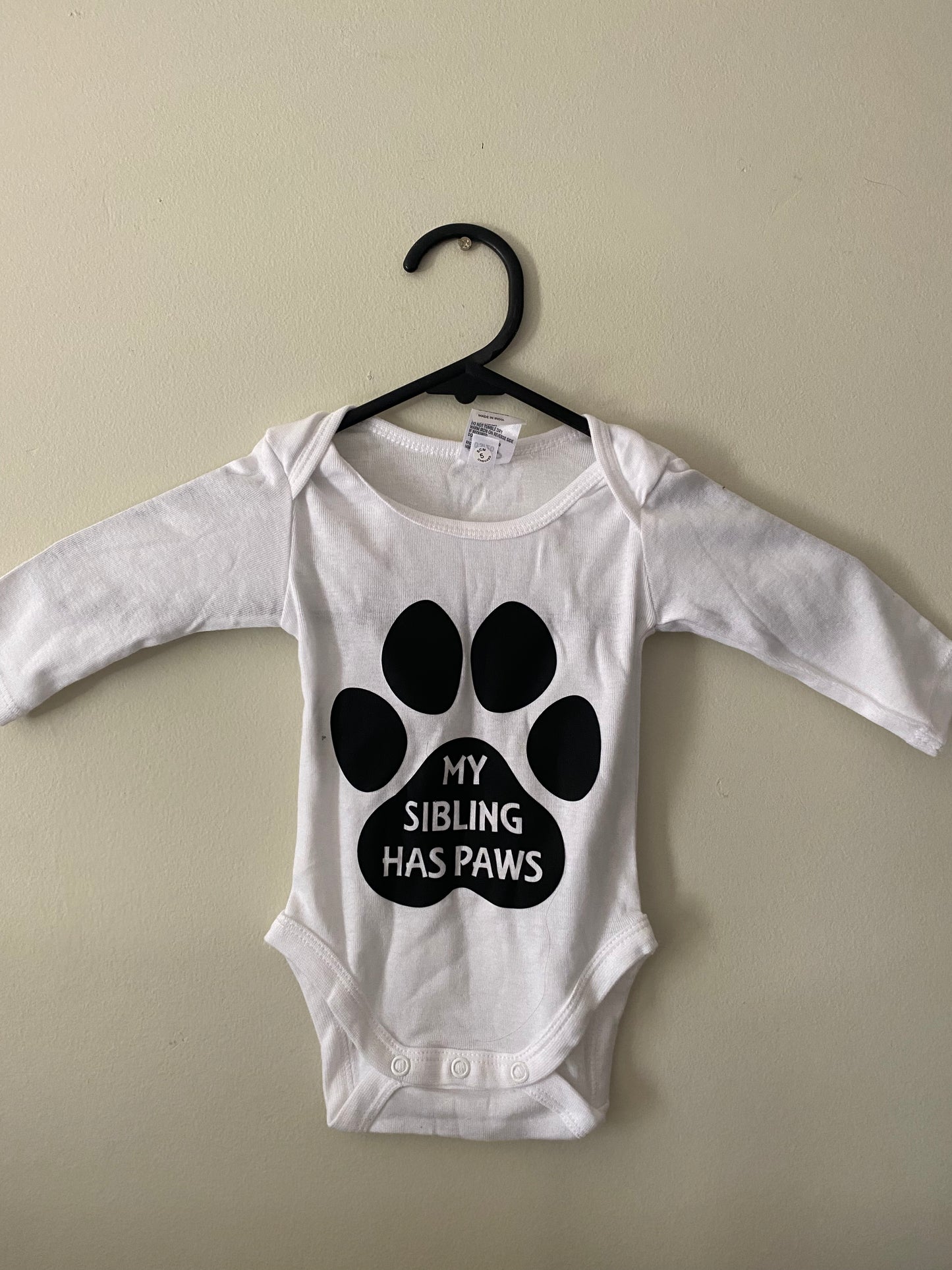 My Sibling Has Paws Bodysuit