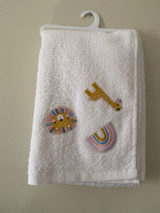 Giraffe & Lion Towel