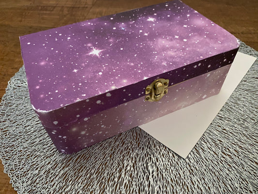 Jewellery Box - Purple Night Sky