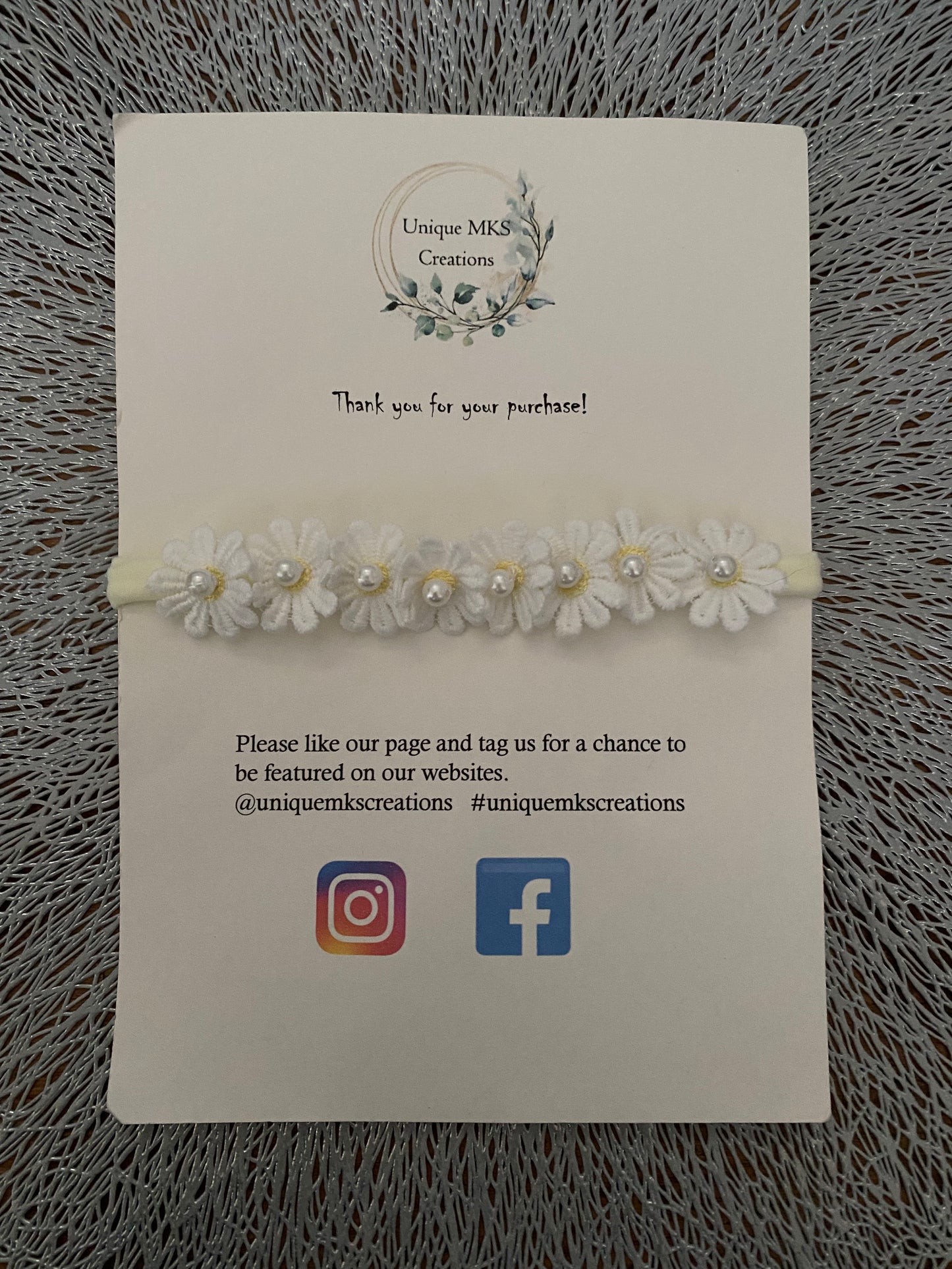 Custom - Daisy Flower Crown