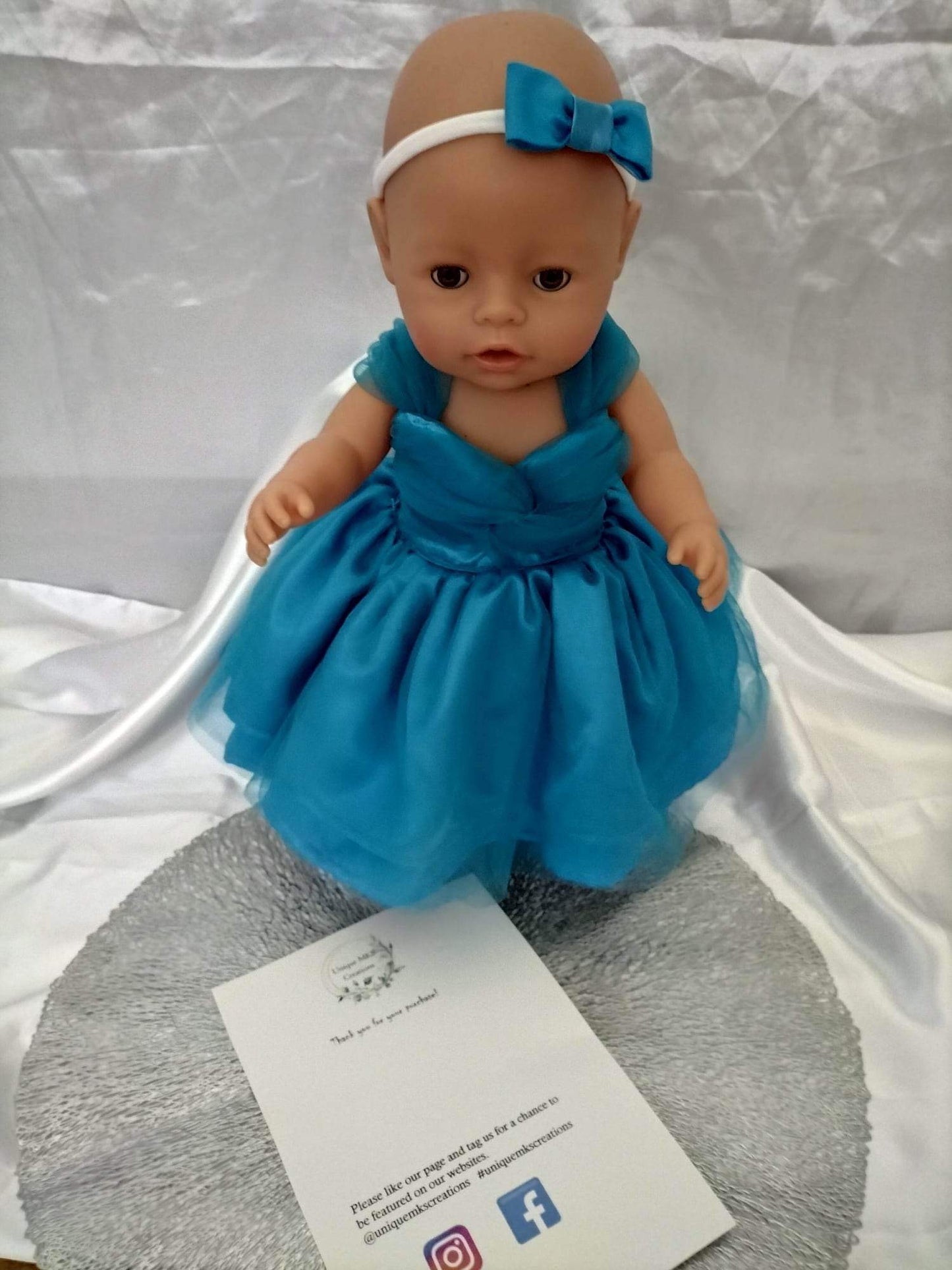 Artemis Doll Dress - Blue - Limited Edition