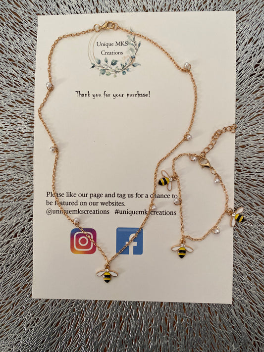 Bumbleebee Charms Jewellery Set - Limited Edition