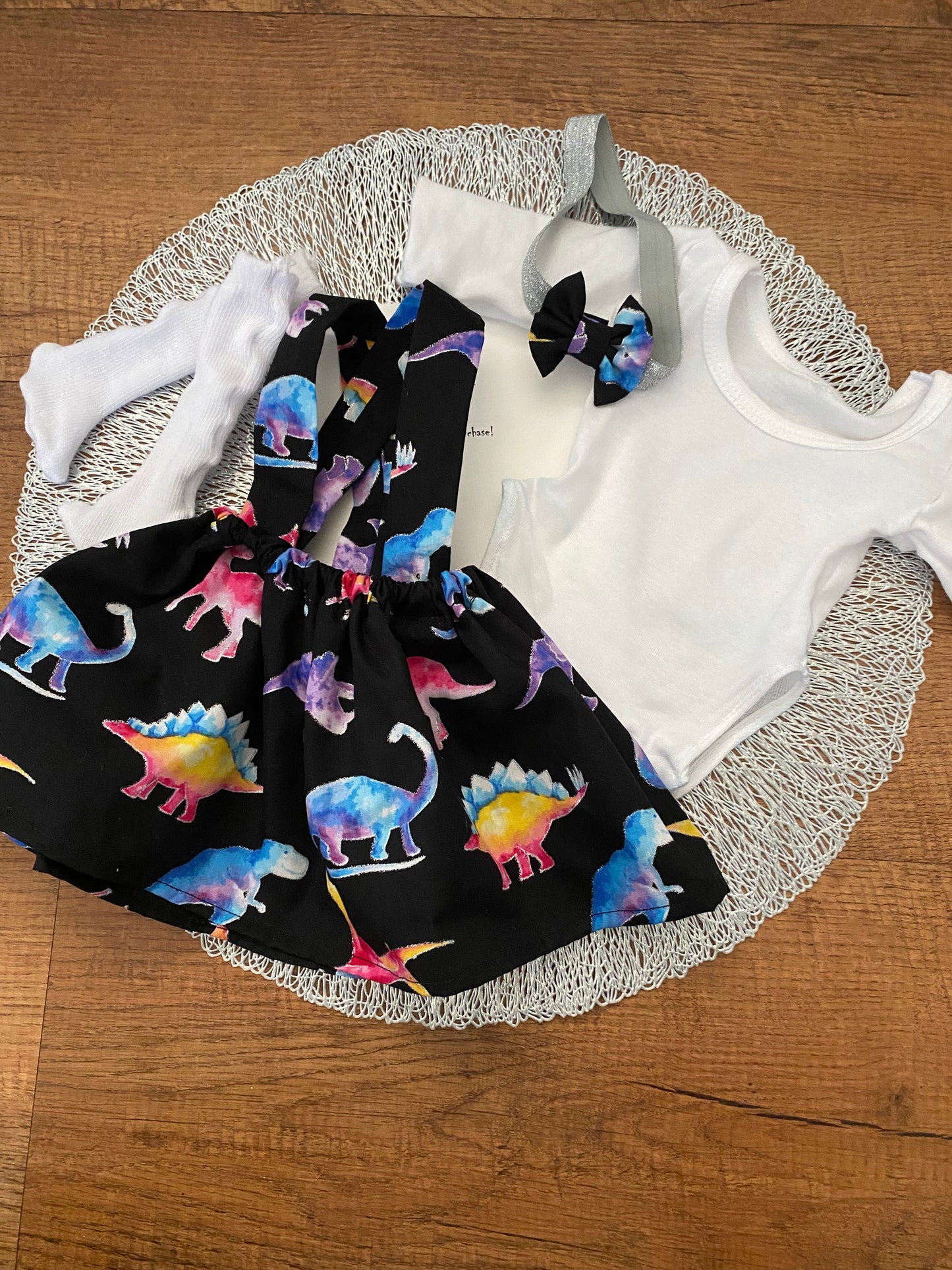 Dino Doll Bodysuit & Doll Skirt - Limited Edition