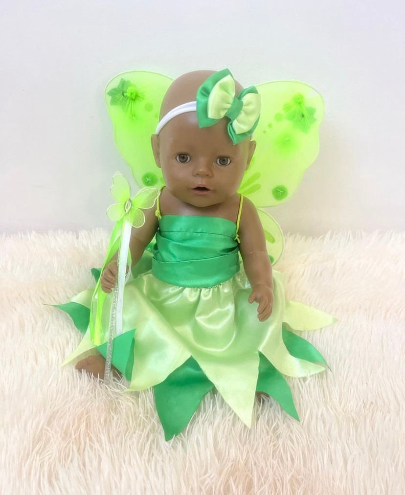 Tinkerbell Doll Dress & Doll Wings