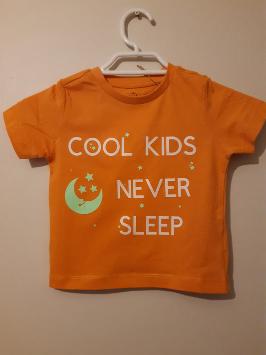 Cool Kids Never Sleep Shirt (Glow In The Dark)