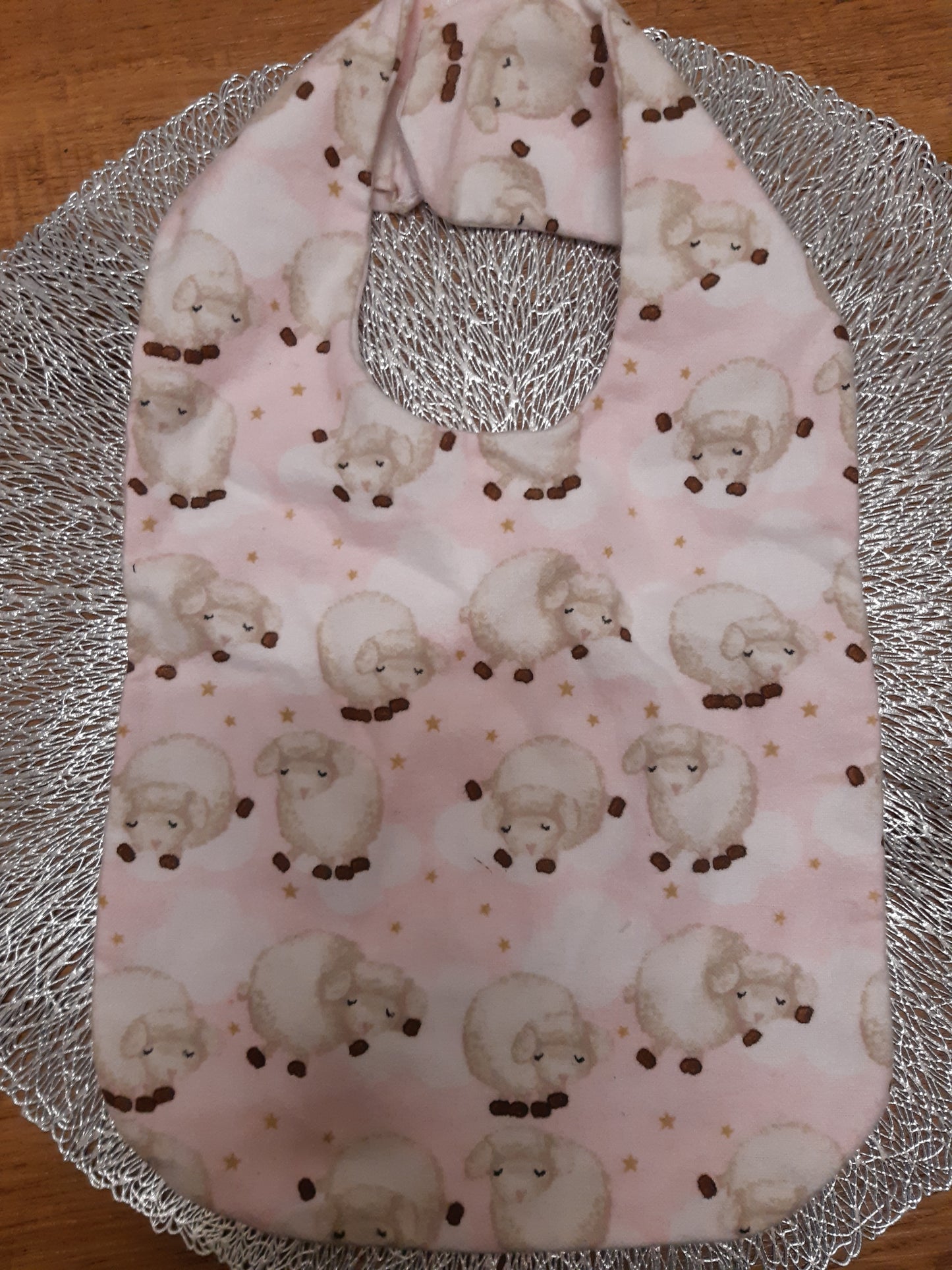 Pink Sheep Bib