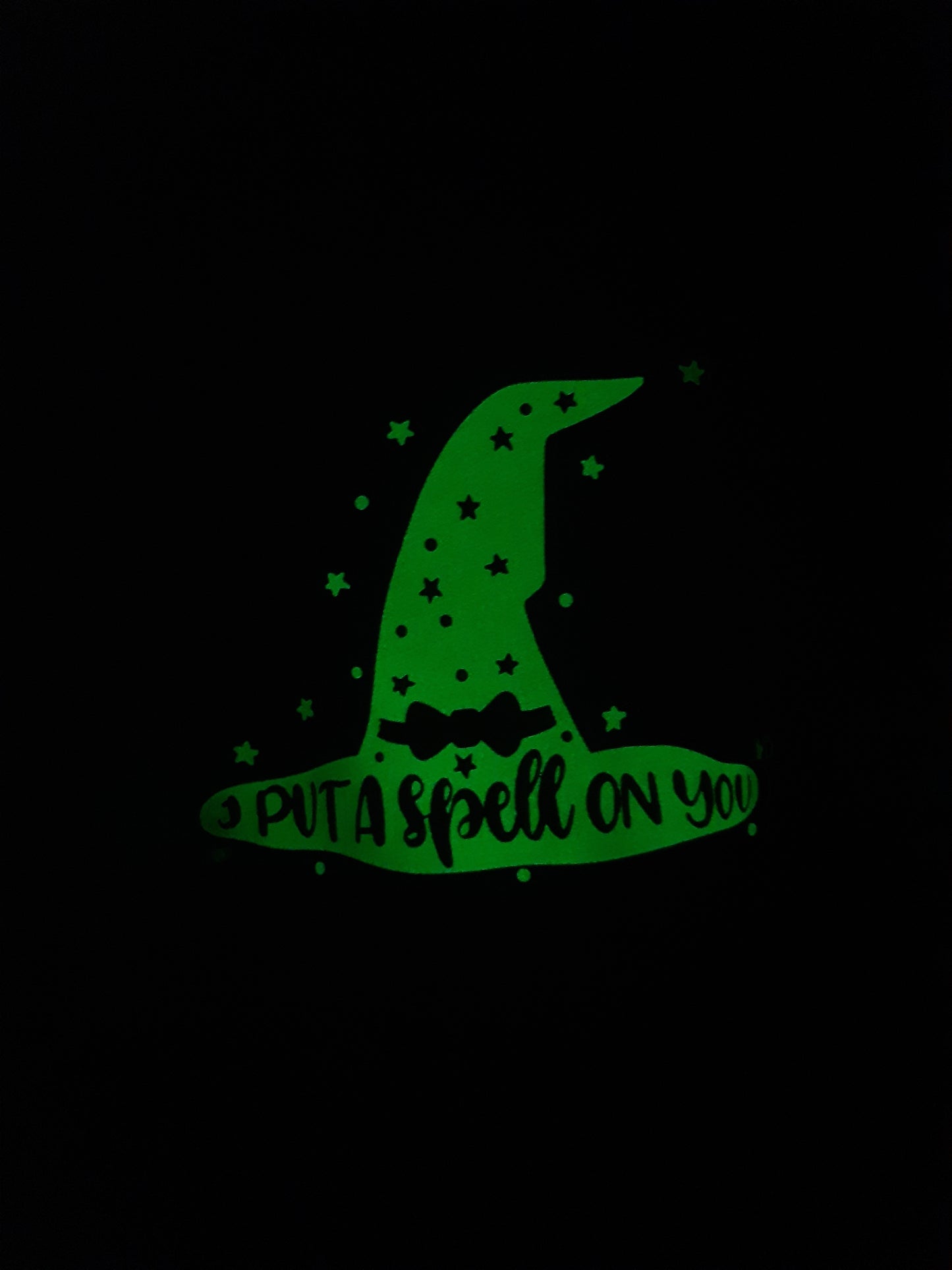 Go with the glow shirt (glow in the dark)