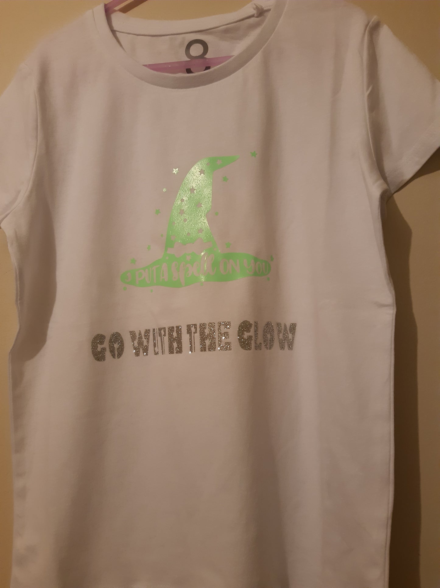 Go with the glow shirt (glow in the dark)