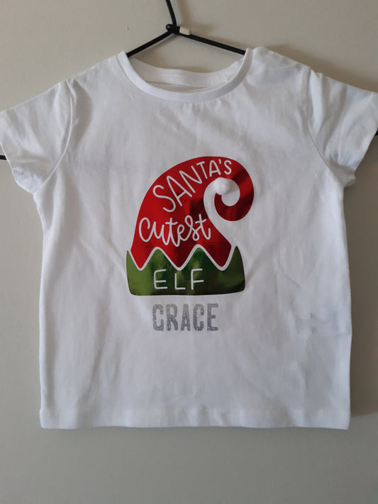 Personalised Santa's Cutest Elf (Girls)