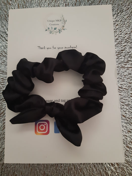 Bunny Scrunchie - Black