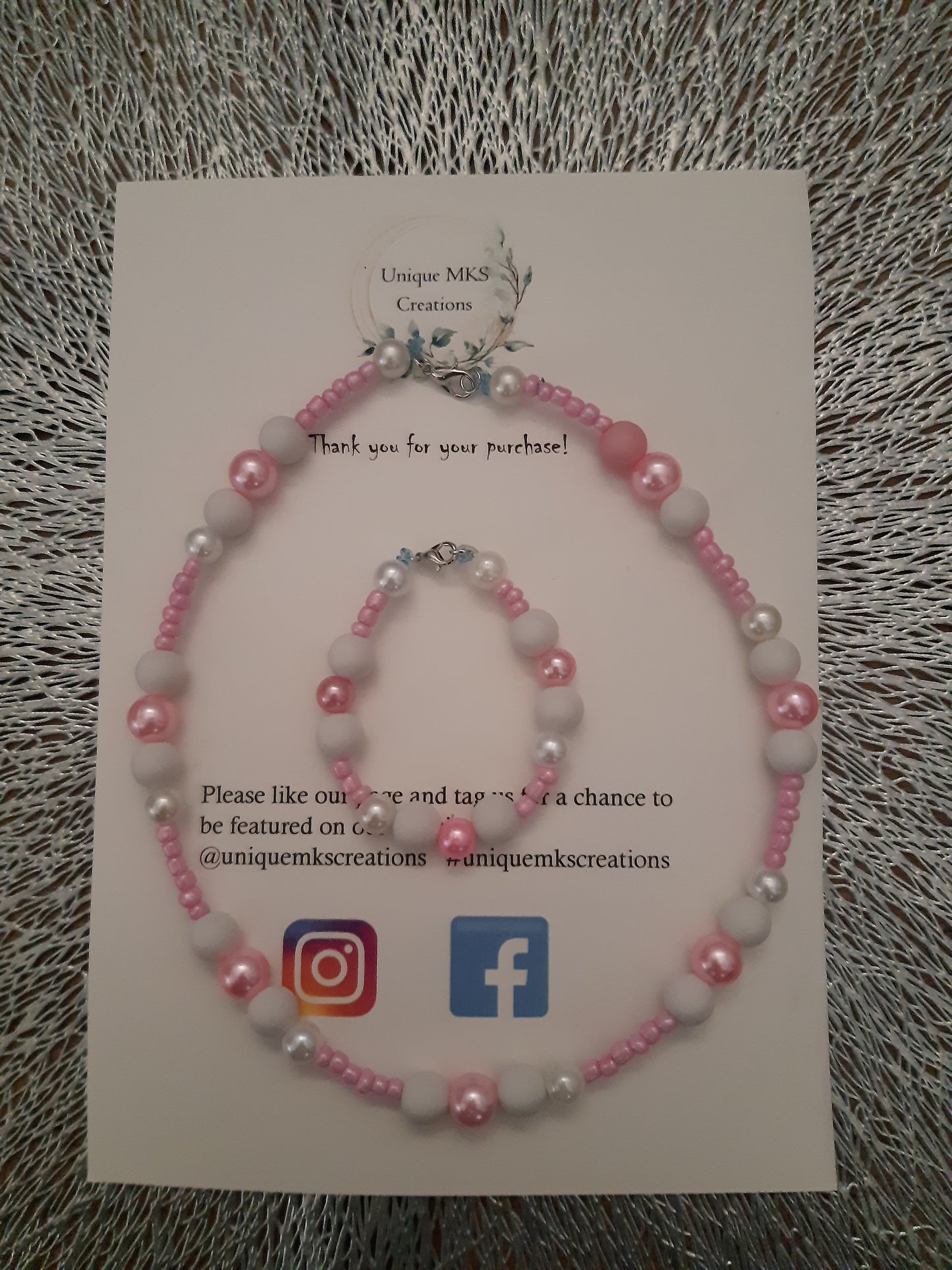 Pink & White Marble