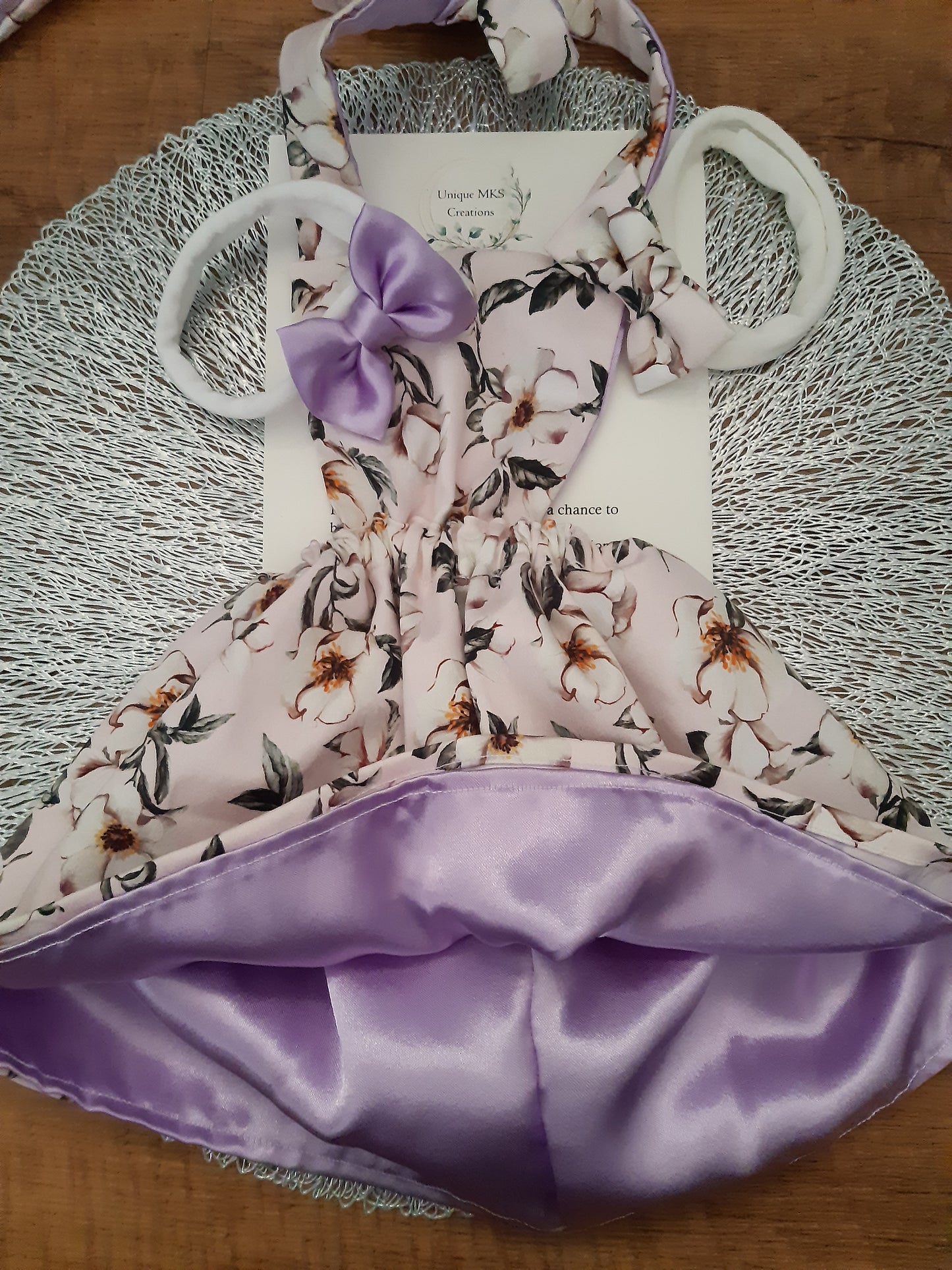 Reverseable Avellana Purple Doll Dress - Limited Edition