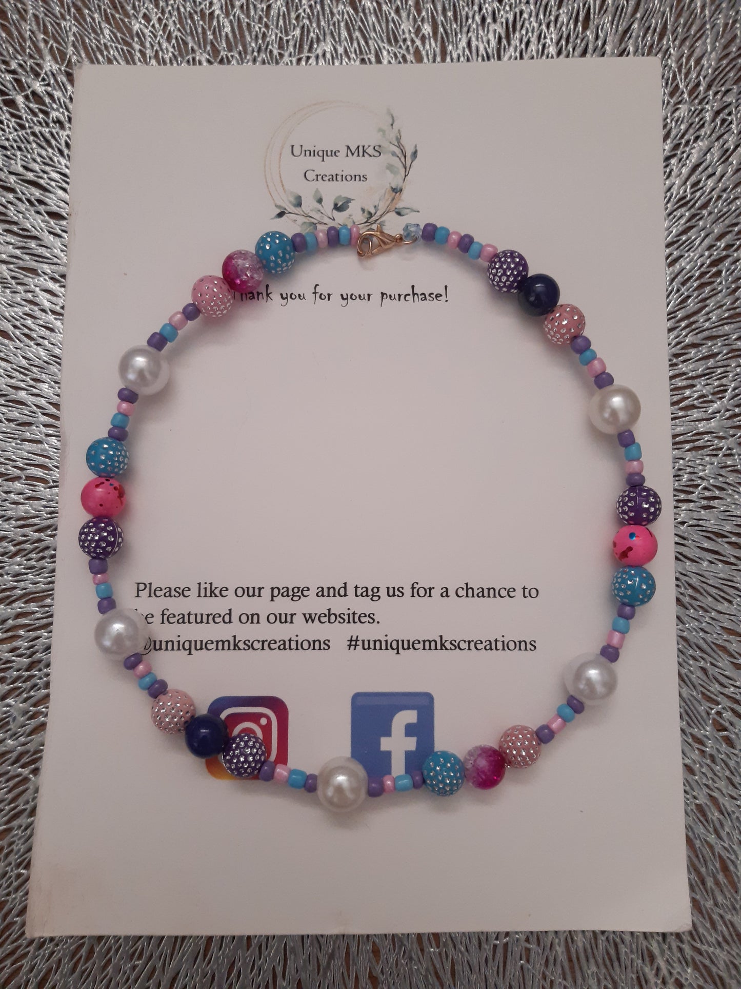 Blue, Pink & Purple Sparkle
