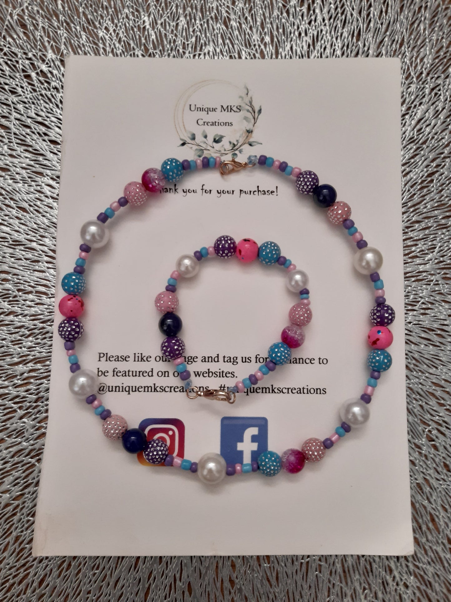 Blue, Pink & Purple Sparkle