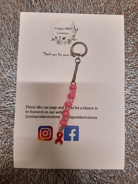 Breast Cancer Pink Charm