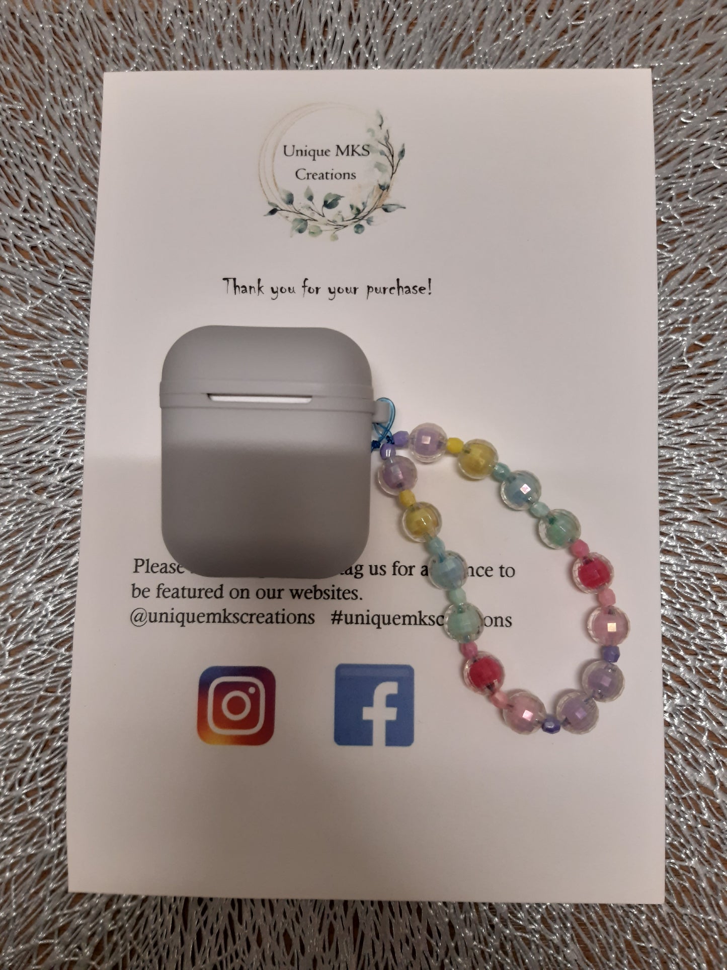 Airpod Rainbow Charm