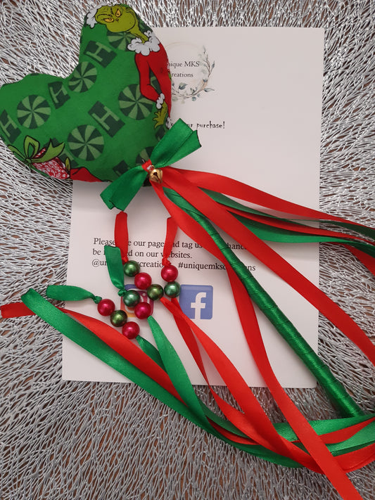 Green Christmas Heart Wand - Limited Edition