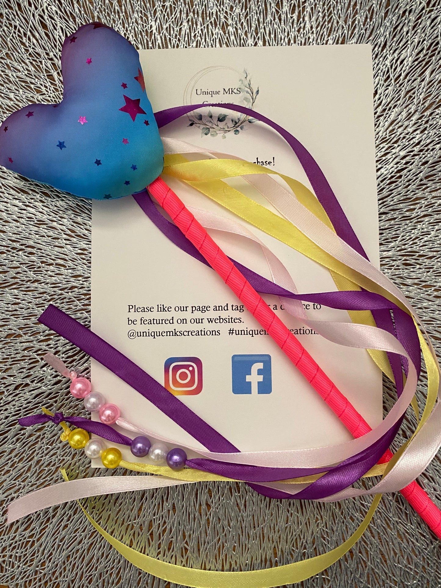 Makaylah Heart Wand - One of a kind