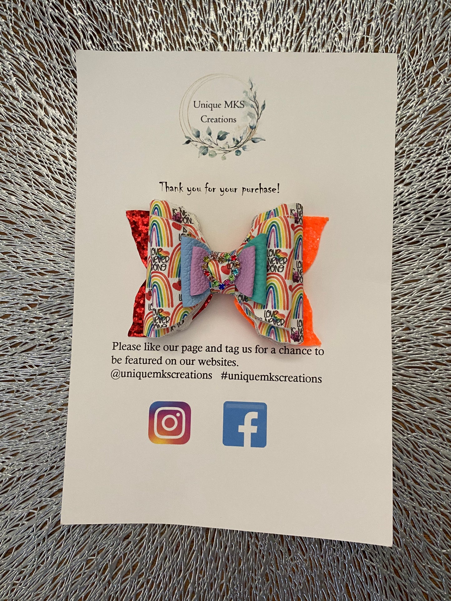 Custom Pride Bow