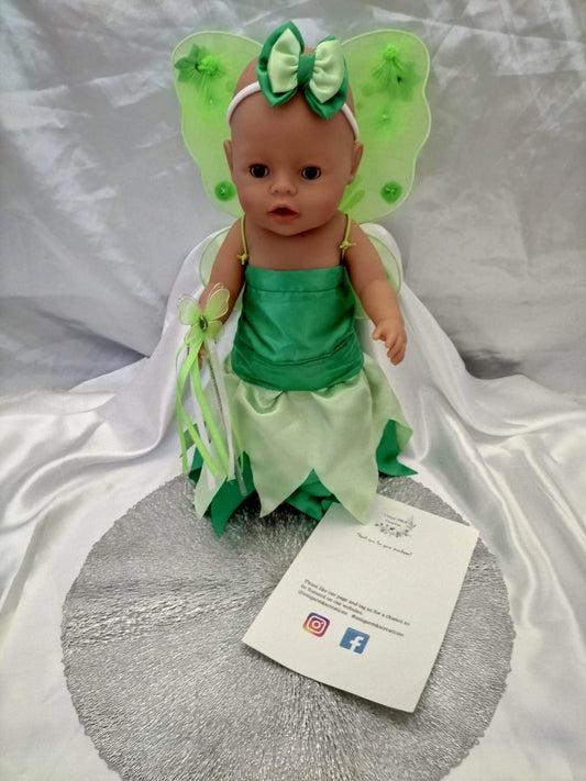 Tinkerbell Doll Dress & Doll Wings *PRE-ORDER*