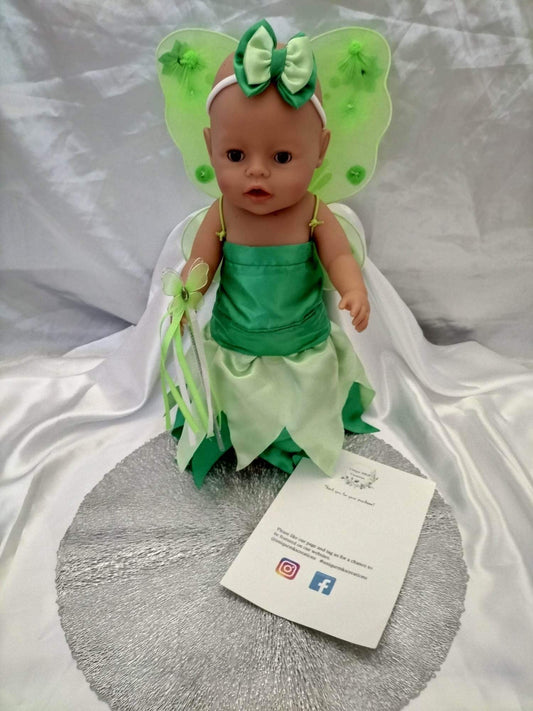 Tinkerbell Doll Dress & Doll Wings