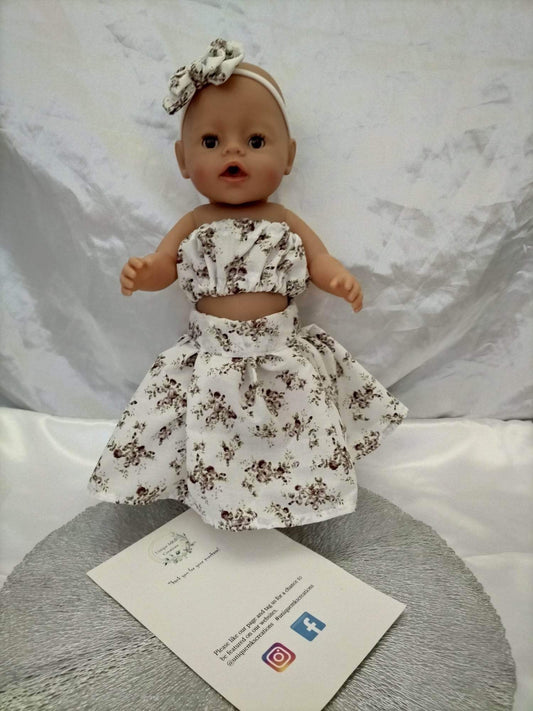 Leiko Doll's Skirt & Doll's Shirt