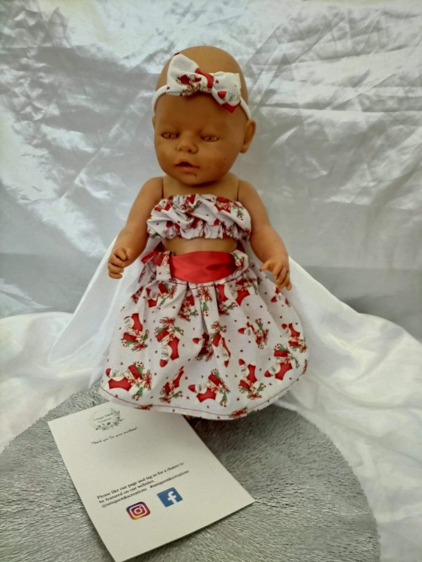 Gloria Doll's Shirt & Doll's Skirt