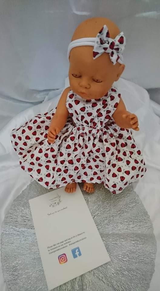 Bumblebee Ladybird - Reverseable Doll Dress - Limited Edition